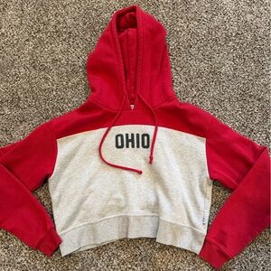 Ohio Cropped Hoodie